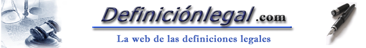 definici&oacute;n legal